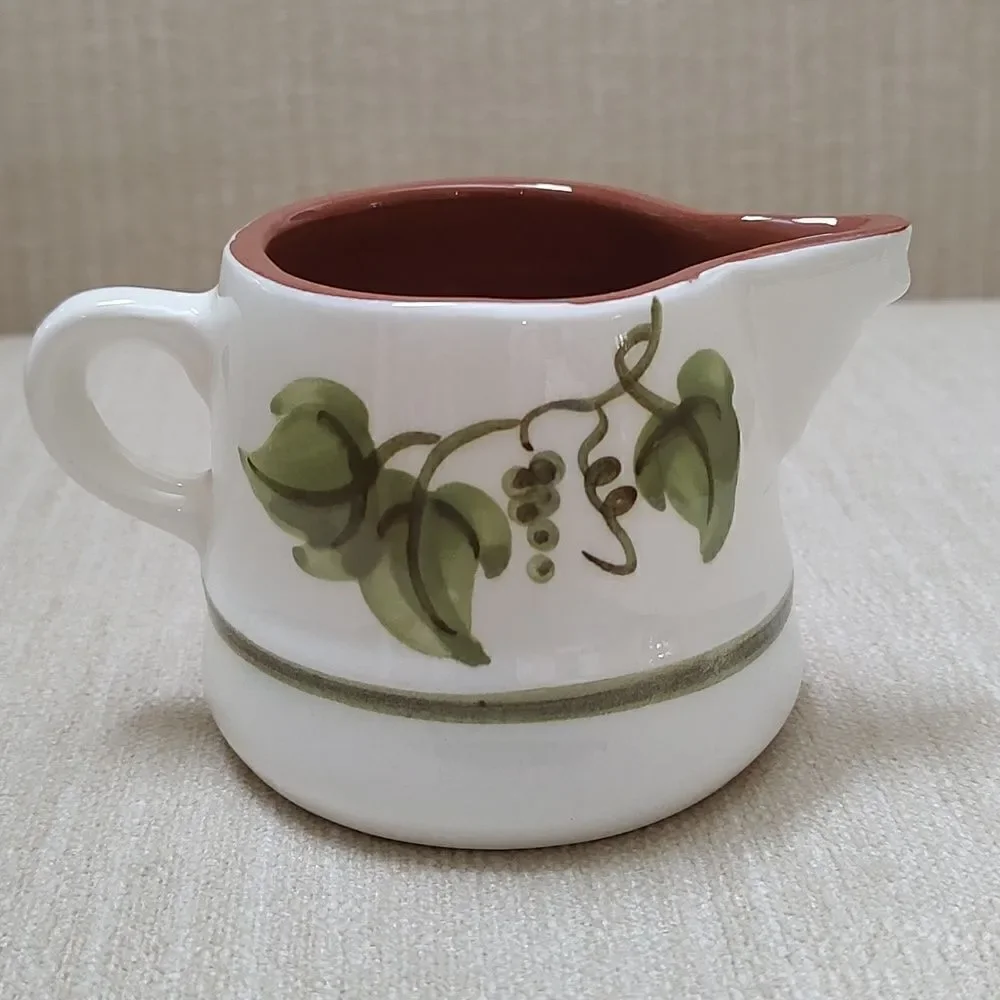 Stangl Pottery Creamer Golden Grape Pattern Vintage